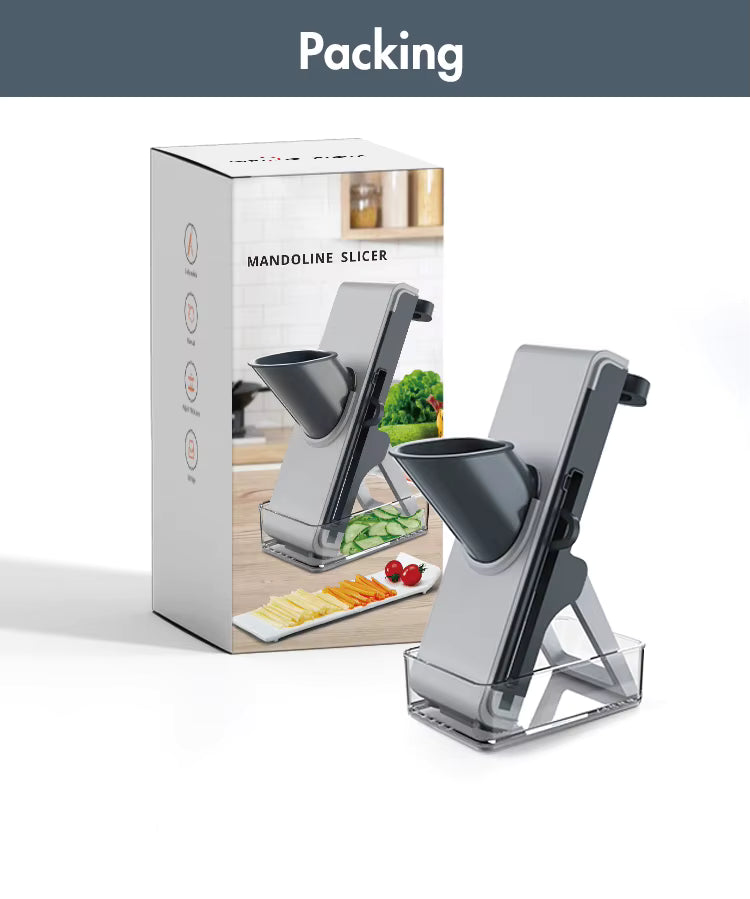 Kitchen Gadgets Safe Slice Simple Eco-Friendly Mandoline Slicer Plastic Multi-slicer Vegetable Cutter