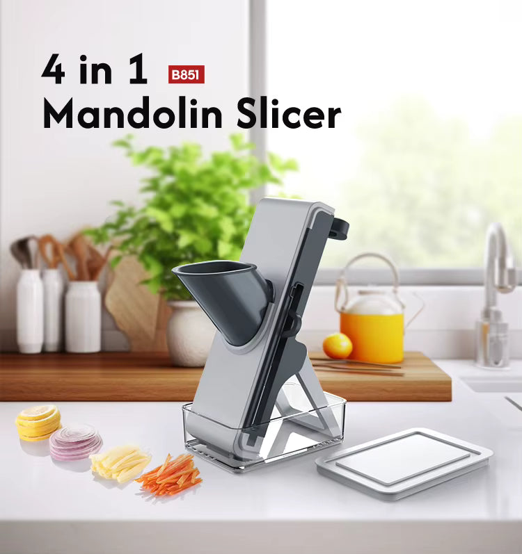 Kitchen Gadgets Safe Slice Simple Eco-Friendly Mandoline Slicer Plastic Multi-slicer Vegetable Cutter