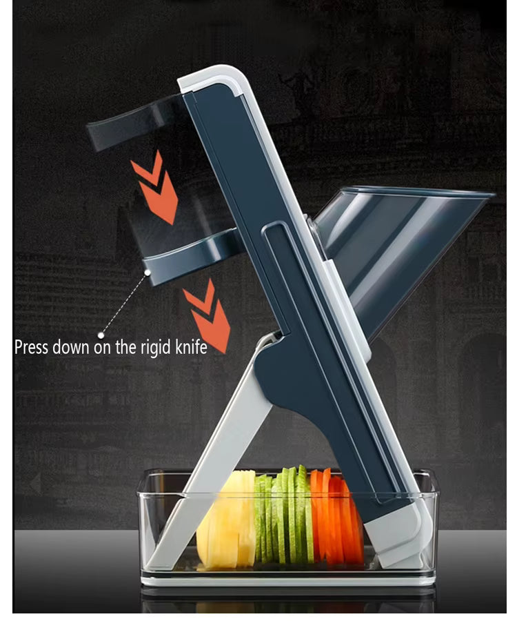 Kitchen Gadgets Safe Slice Simple Eco-Friendly Mandoline Slicer Plastic Multi-slicer Vegetable Cutter